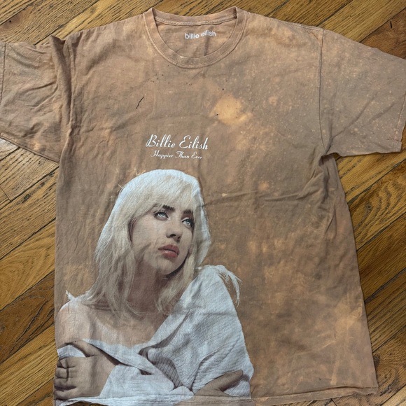 Billie Eilish Tops - Billie Eilish Graphic distressed shirt